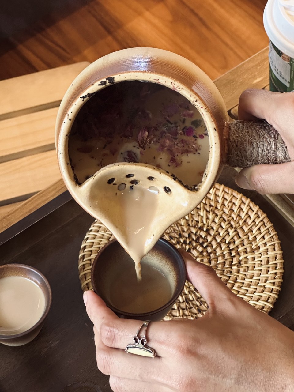 Rose milk tea. Photo: Shannon Ong/HungryGoWhere tea story