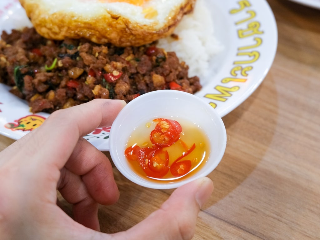 Fish sauce with chilli and garlic. Photo: Gary Lim/HungryGoWhere Basil King Singapore