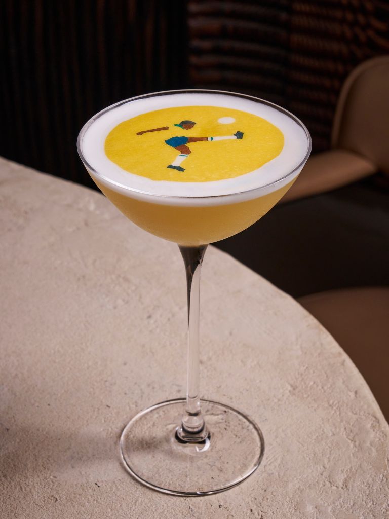 This cocktail is a tribute to the football-loving man himself! Photo: Tamba tamba