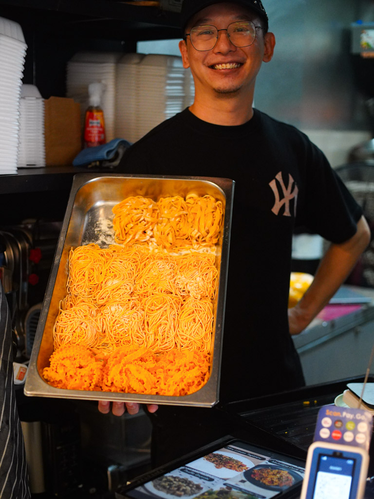 The ex-pasta restaurant chef takes pride in making fresh handmade pasta. Photo: Evan Mua/HungryGoWhere eightisfy western