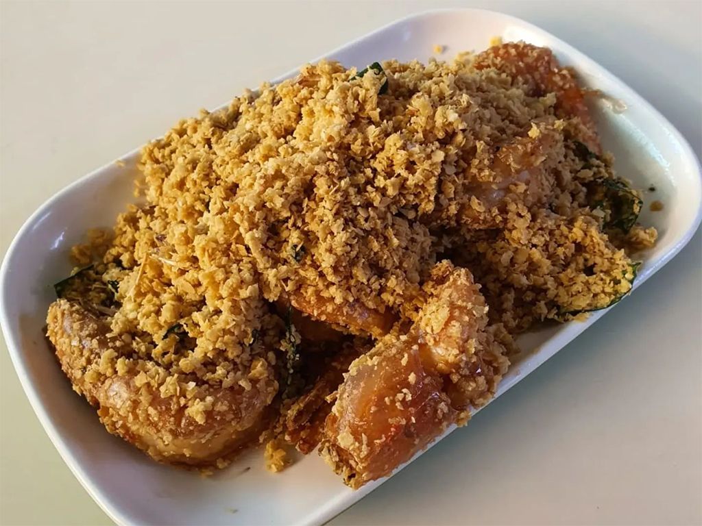 Hai Yan BBQ Seafood’s cereal prawns. Photo: Hai Yan BBQ Seafood/Instagram newton food centre