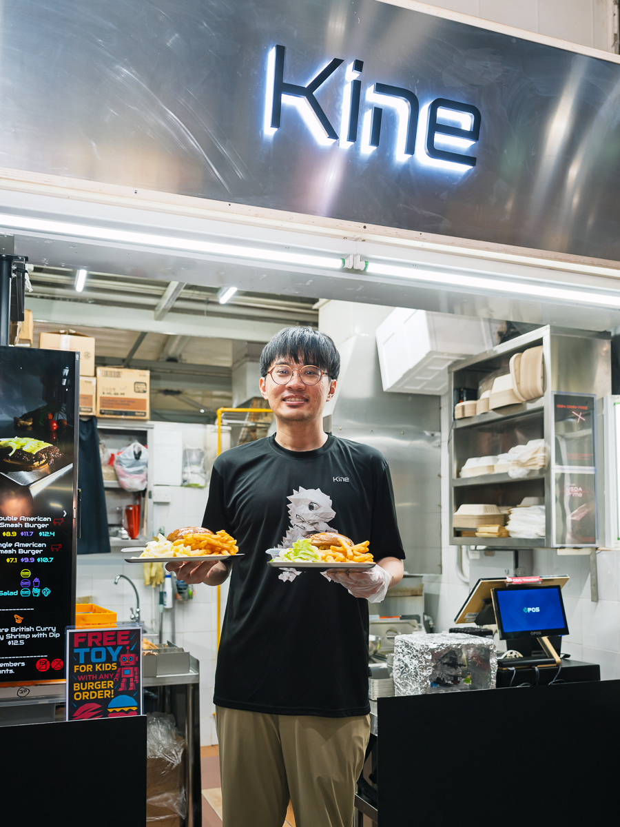 Ray is the man behind Kine. Photo: Abdul Rahim Anwar/HungryGoWhere kine burgers