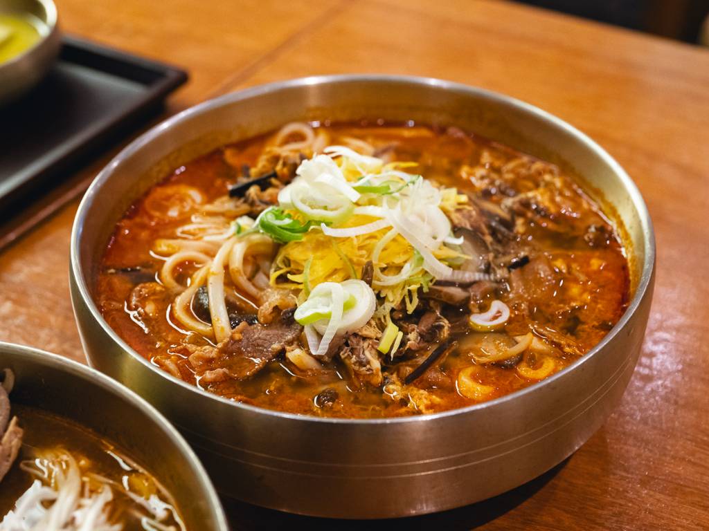 Yukgaejang noodles. Photo: Abdul Rahim Anwar/HungryGoWhere kalguksu seoul noodle shop