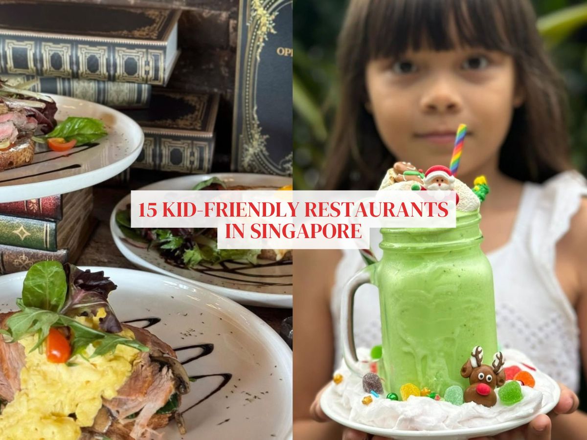 15 kid-friendly restaurants in Singapore that will keep your little ones well-entertained