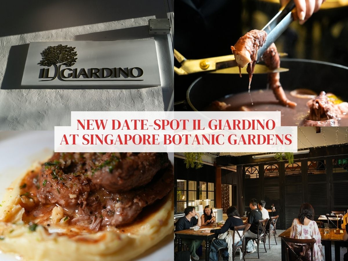 Il Giardino brings Italian flavours with local touches to the scenic Botanic Gardens