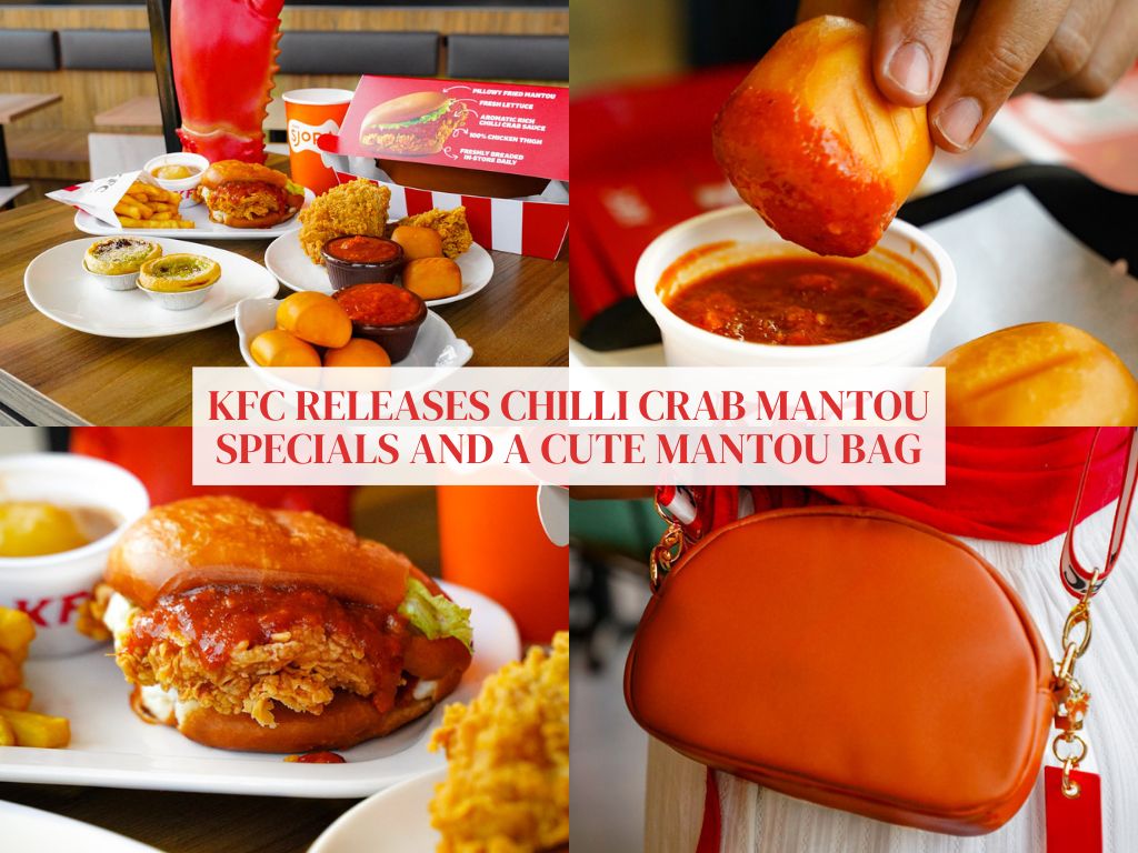 KFC releases chilli crab mantou Zinger, chicken, and mantou set, and limited-edition crossbody bag for SG60