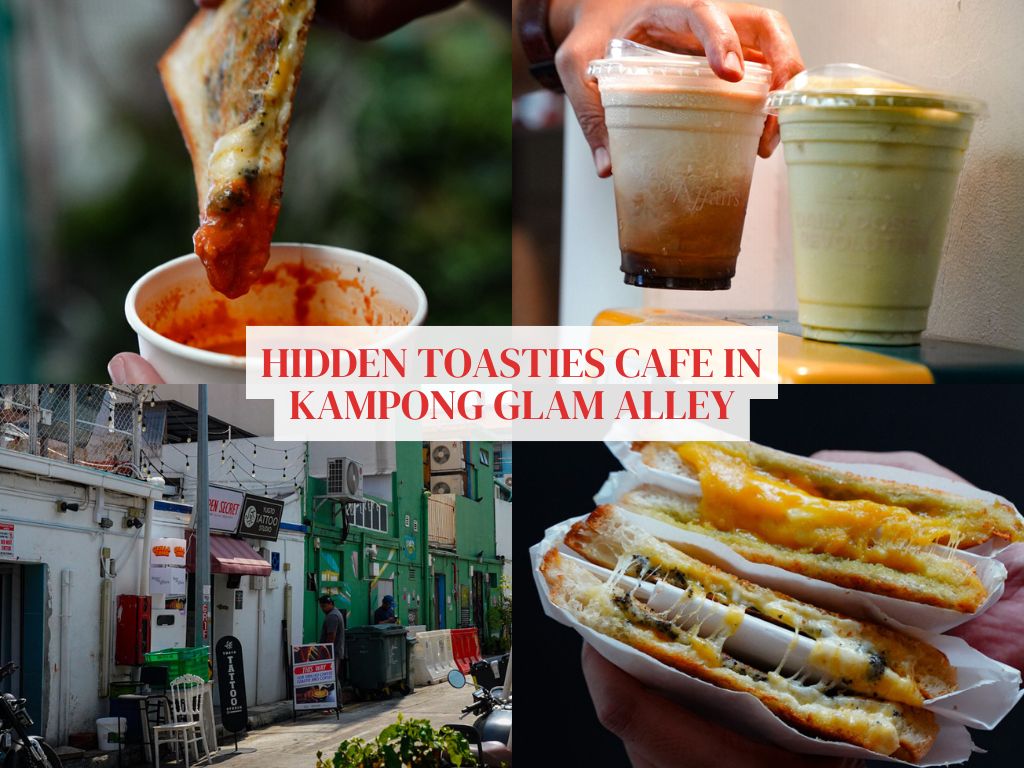This hidden alley cafe is an Open Secret at Arab Street with cheese toasties, coffee & matcha