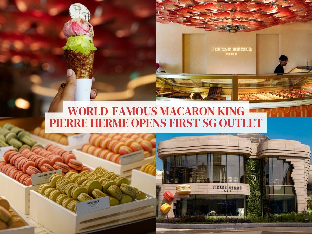 Legendary macaron king Pierre Herme Paris opens in Singapore with world’s-first BBT collection & ice cream bar