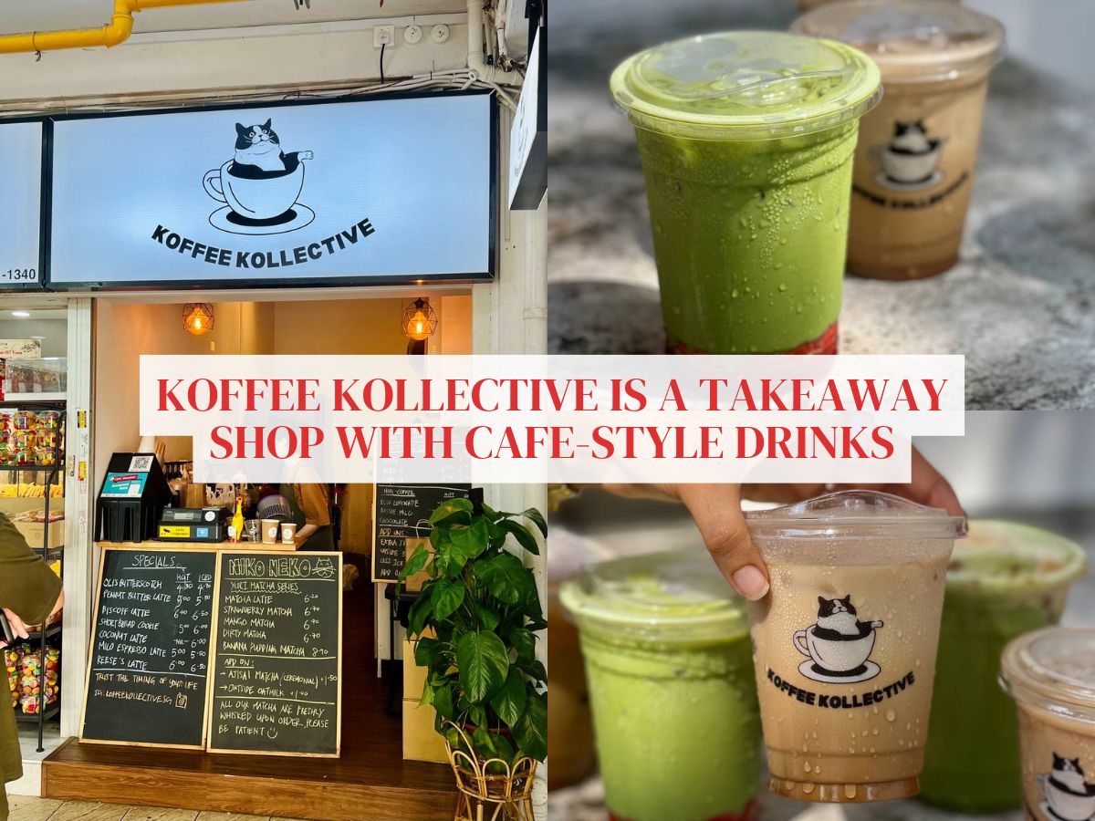 Koffee Kollective: Takeaway cafe-style matcha and coffee spot in Bedok