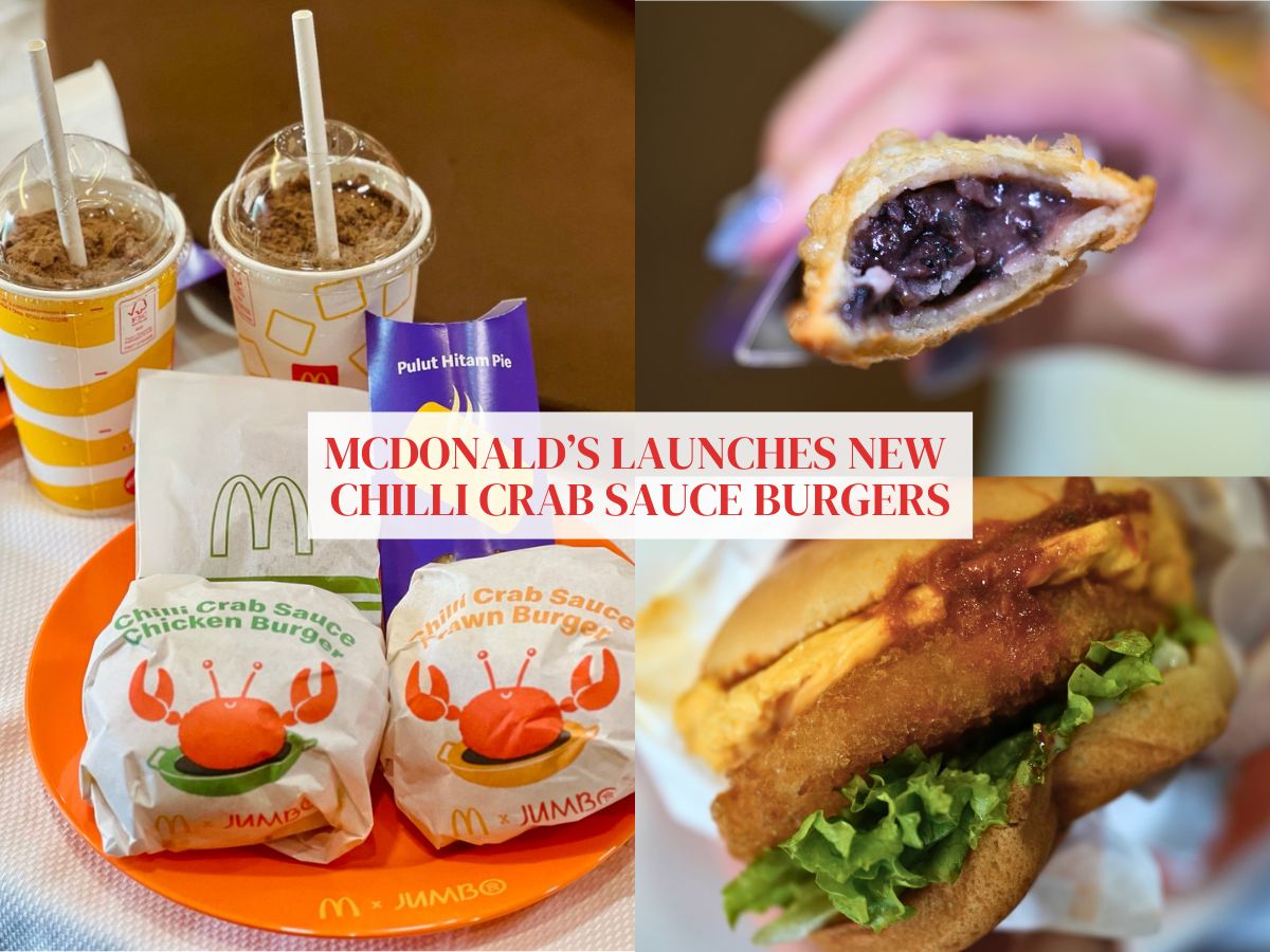 McDonald’s Singapore goes big for SG60 with new chilli crab sauce burgers, and brings back pulut hitam pie