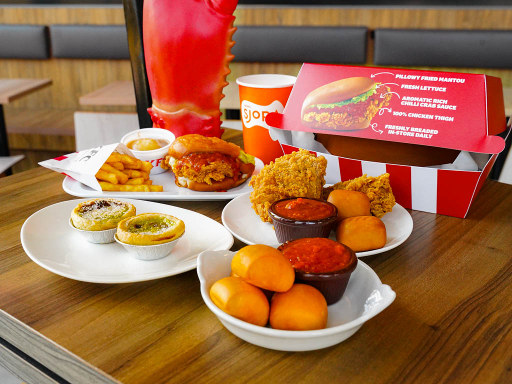 kfc chilli crab mantou