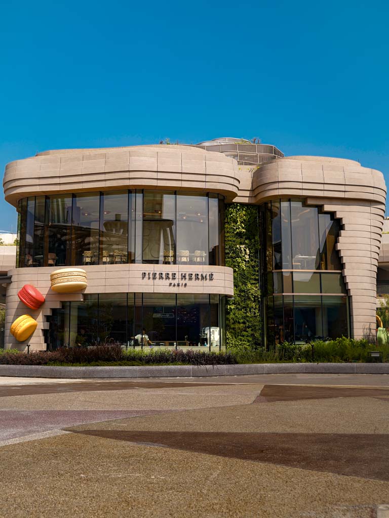 The Pierre Herme Paris Singapore building is gorgeous. Photo: Evan Mua/HungryGoWhere pierre herme