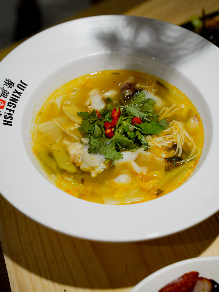 Ju Xing Home’s beloved sauerkraut fish — now available conveniently at a food court. Photo: Evan Mua/HungryGoWhere the food place by food republic