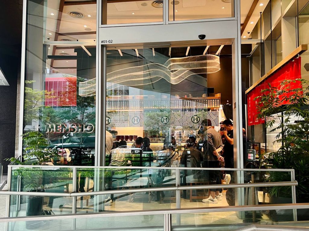 Mensho X is tucked along Battery Road. Photo: Shannon Yap/HungryGoWhere Mensho X