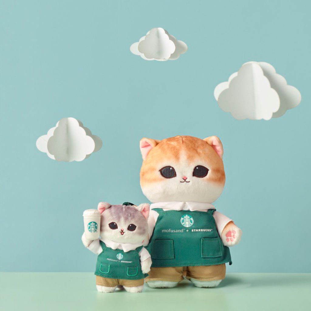 Oh, these Mofusand plushies look so squishy! Photo: Starbucks Singapore Starbucks x Mofusand