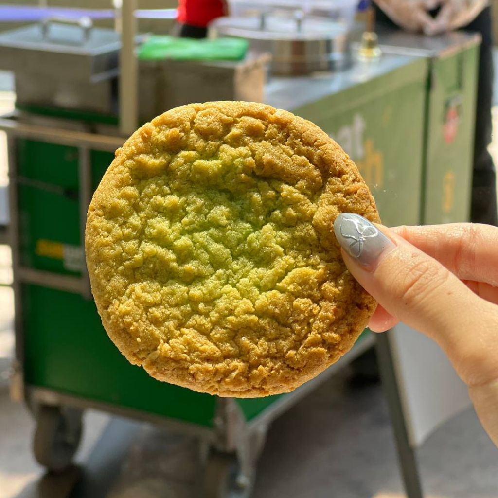 The pandan cookie is back for a limited time only! Photo: Shannon Yap/HungryGoWhere Subway 60th anniversary