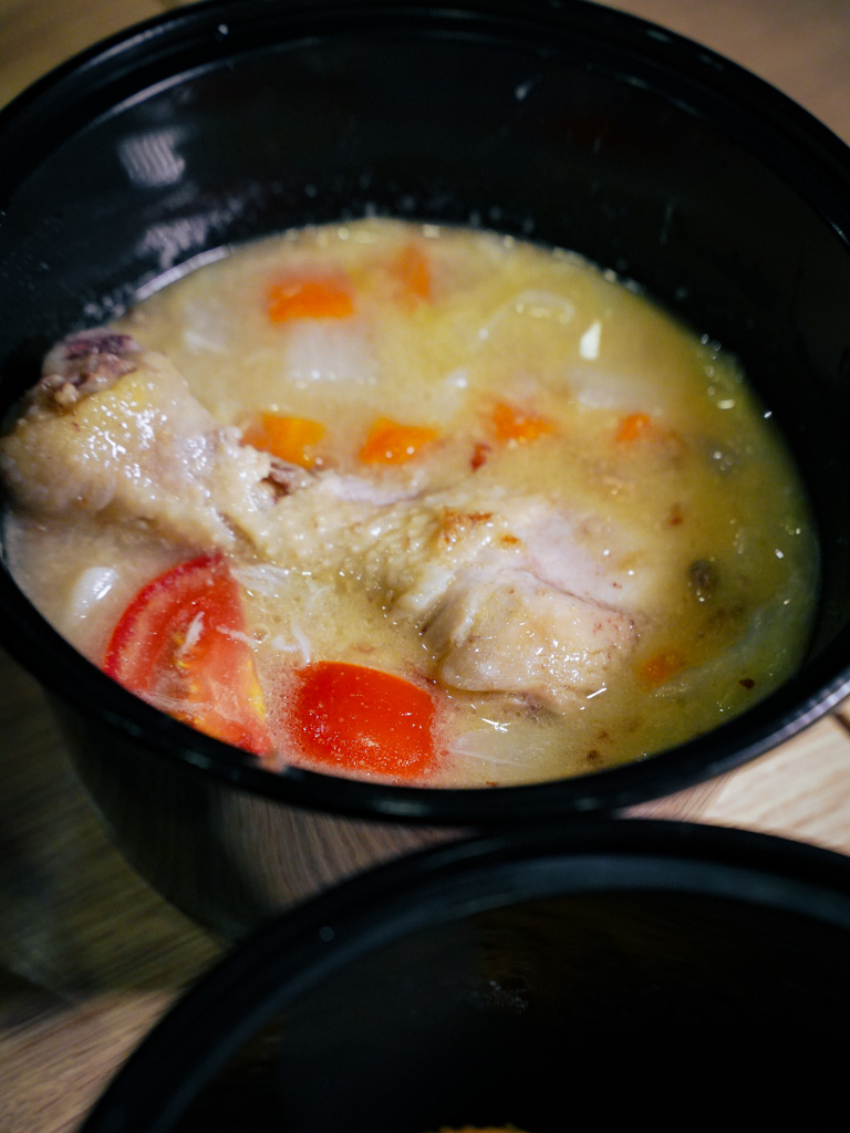 The collagen soup is simmered slowly for days and is the signature here. Photo: Evan Mua/HungryGoWhere collagenic