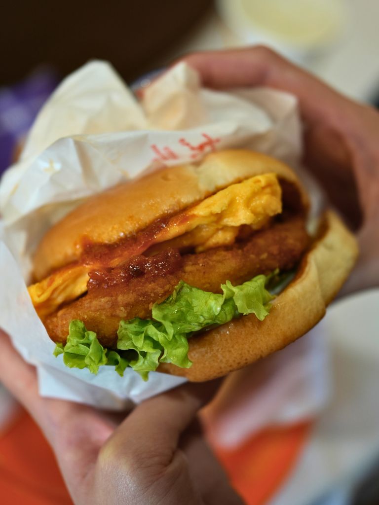 There’s also a chicken version! Photo: Roma Chonkar/HungryGoWhere Mcdonald's Singapore