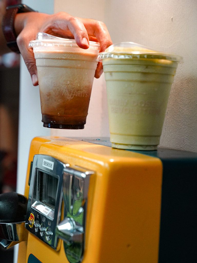 If you’re not up for coffee, it has interesting slushies and coconut water items you can try. Photos: Evan Mua/HungryGoWhere open secret
