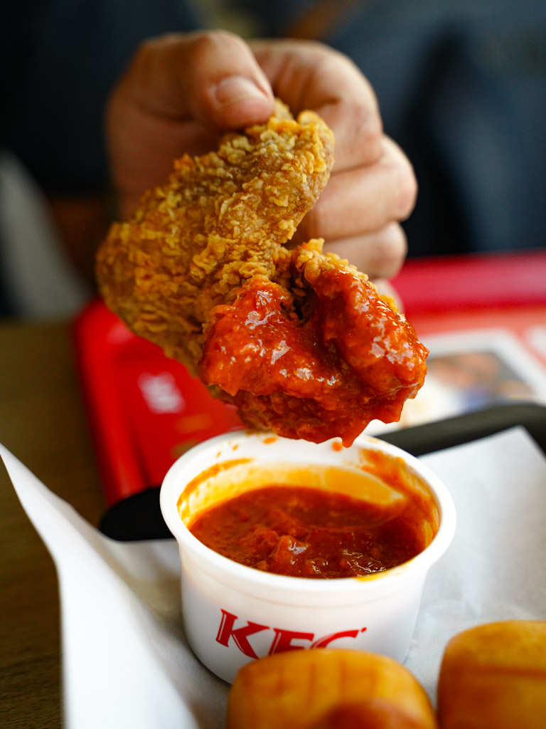 kfc chilli crab mantou