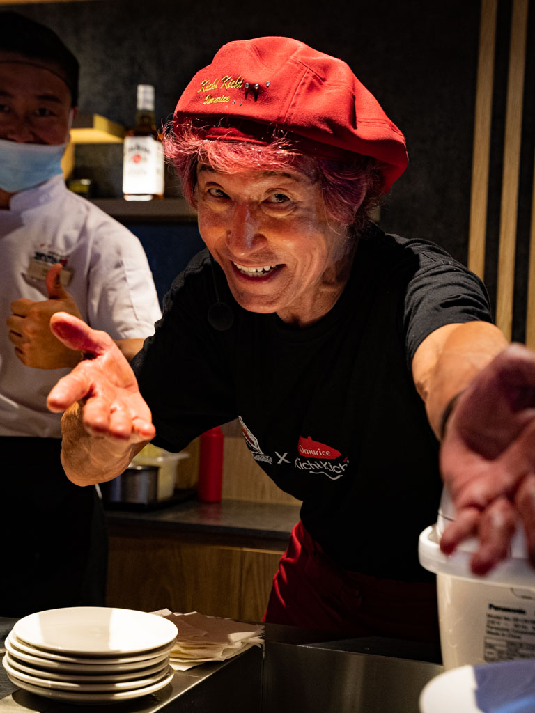 The man. The myth. The legend. Photo: Evan Mua/HungryGowhere kichi kichi omurice