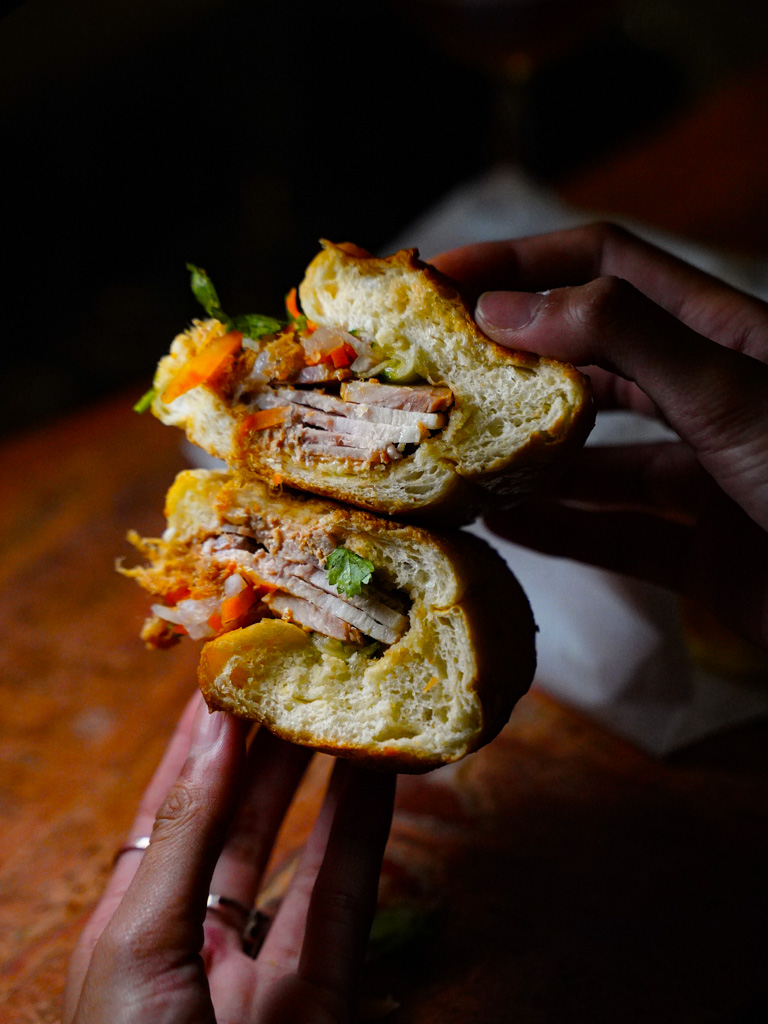 This is a more traditional banh mi jazzed up with homemade French charcuterie. Photo: Evan Mua/HungryGoWhere nonette banh mi singapore