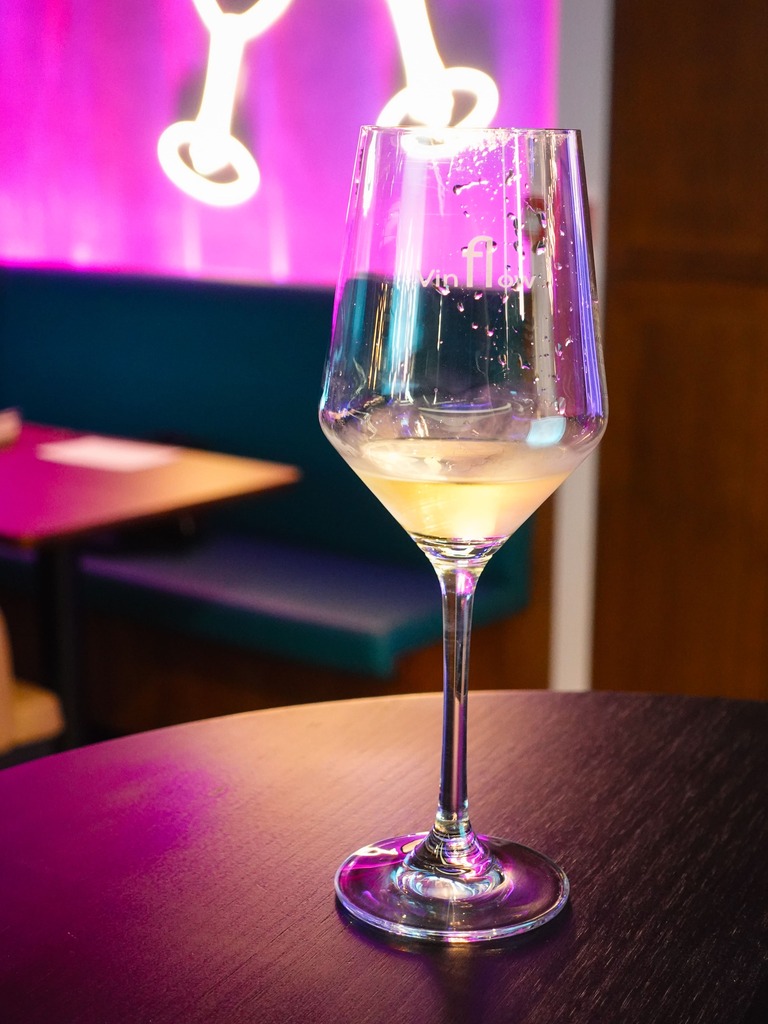 Vinflow’s tasting portion is 40ml. Photo: Sarah Chua/HungryGoWhere places to eat in singapore