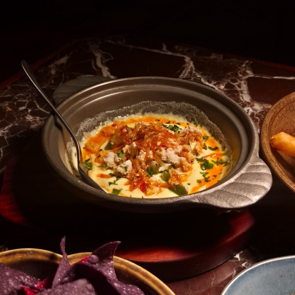 Warm crab queso. Photo: Sarah Chua/HungryGoWhere places to eat in singapore