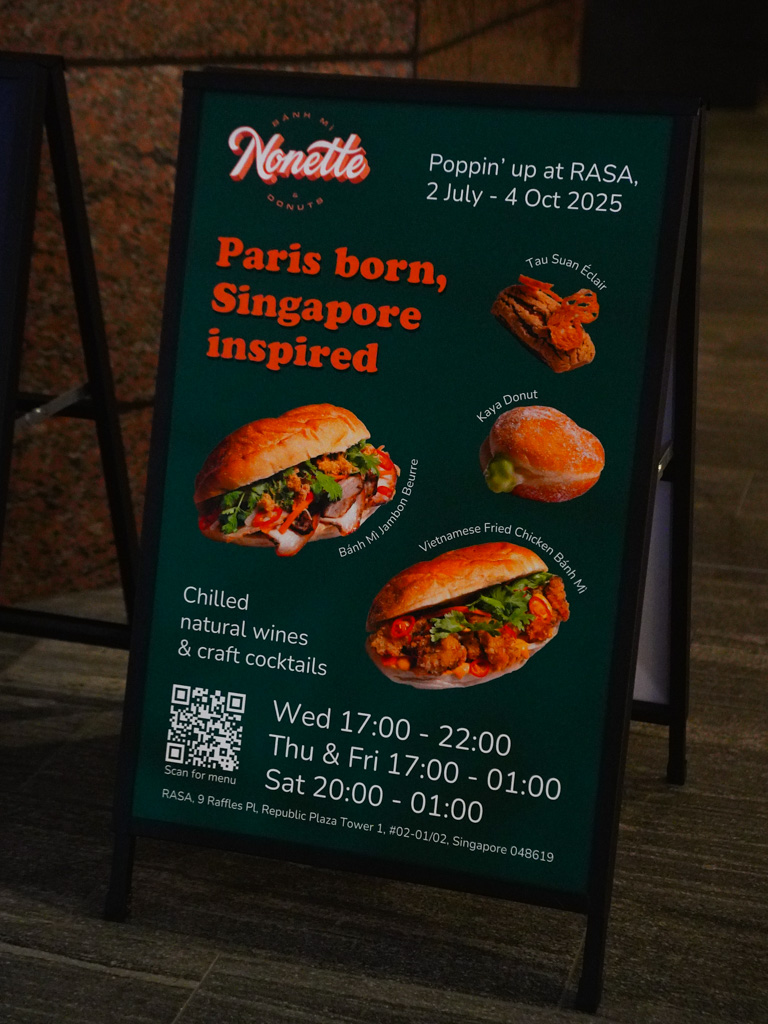 It’s popping up for three months this time. Photo: Evan Mua/HungryGoWhere nonette banh mi singapore