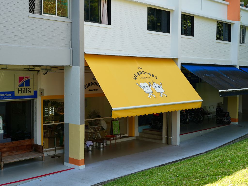 The cafe is right smack in the heart of Serangoon. Photo: Shannon Yap/HungryGoWhere the weirdoughs