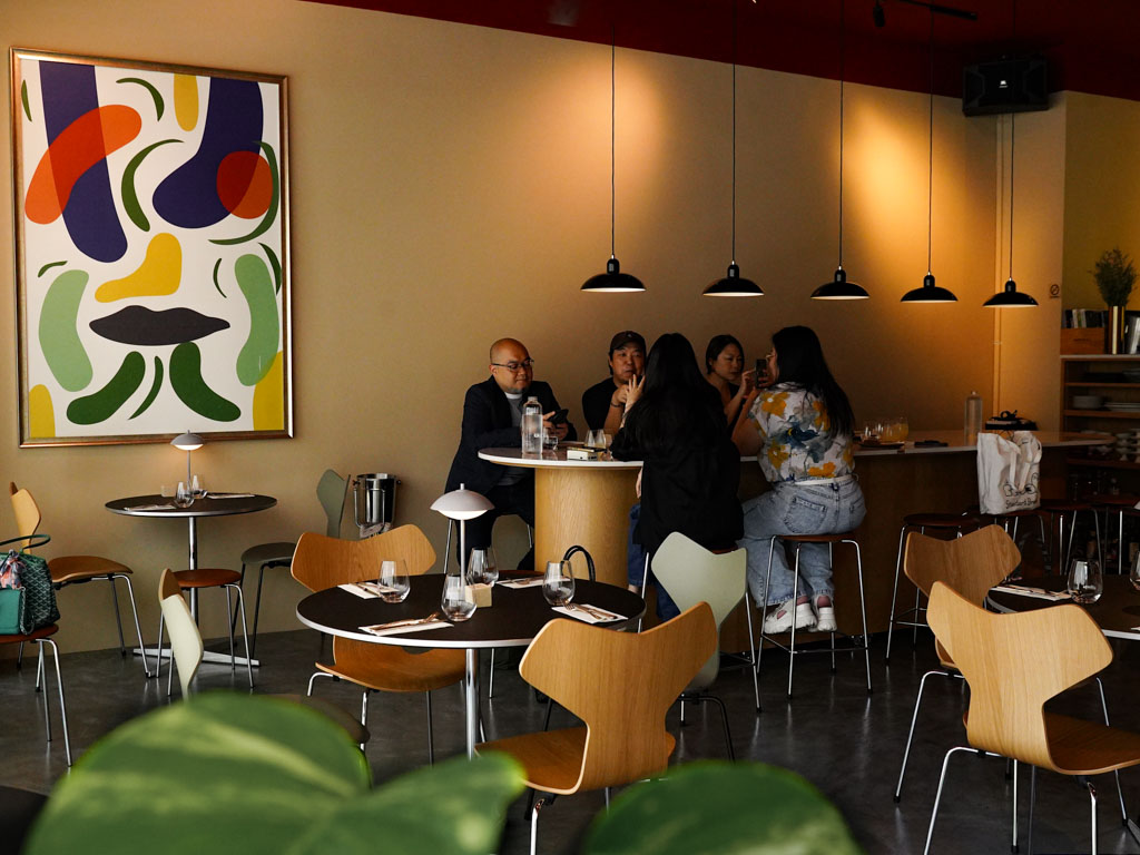 Mid-century and classy. Photo: Evan Mua/HungryGoWhere revolution wine bistro