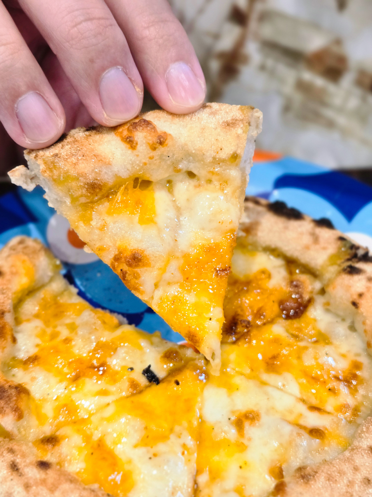 Hot honey cheese pizza. Photo: Zawani Abdul Ghani/HungryGoWhere Rumel