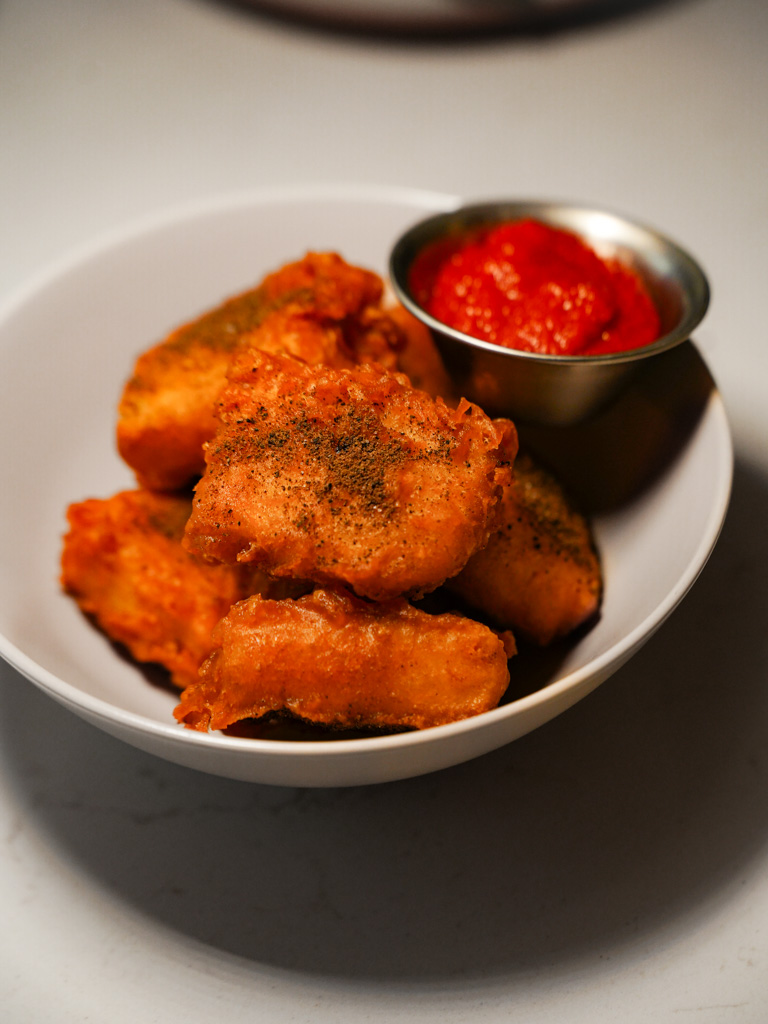 The legendary RVLT chicken nuggets. Photo: Evan Mua/HungryGoWhere revolution wine bistro