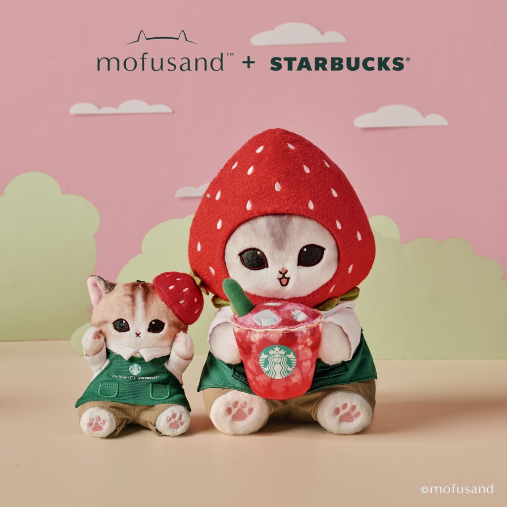 Starbucks x Mofusand strawberry collection