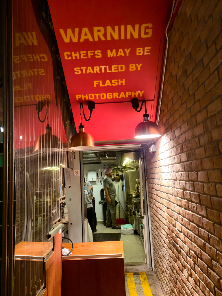 When exiting the lift on the fifth floor, diners are immediately greeted by the kitchen’s entrance on the right. Photo: Zawani Abdul Ghani/HungryGoWhere Meh'r by Inderpal