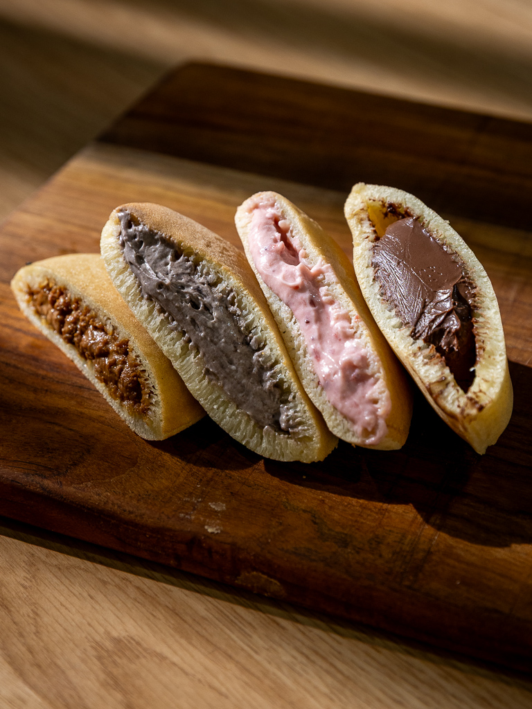 Besides its star product, it also offers pancakes with wackier fillings. Photo: Ravin Thiruchelvam/HungryGoWhere min jiang kueh