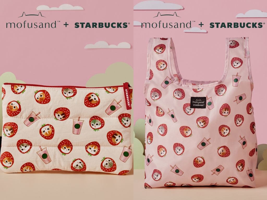 Starbucks x Mofusand strawberry collection