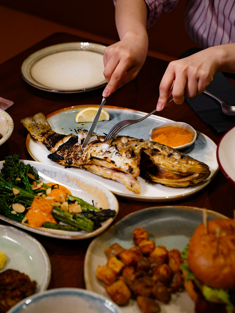 The grilled seafood is the star here, obviously. Photo: Evan Mua/HungryGoWhere smolder seafood grill