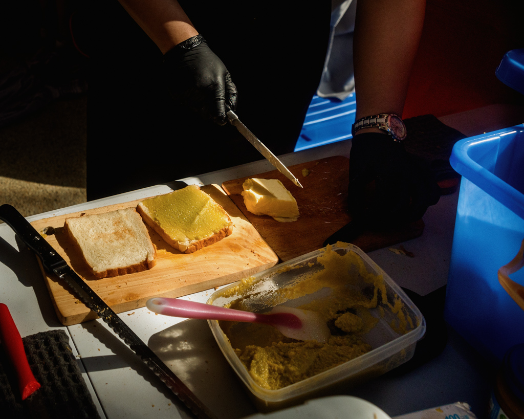 Each toast comes with a generous slab of butter and a sprinkle of salt to enhance flavours. Photo: Ravin Thiruchelvam/HungryGoWhere genista lane kopi