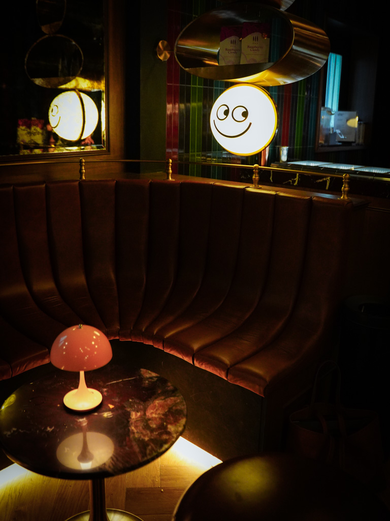 The darker, but still playful, decor fits the brand so well. Photo: Evan Mua/HungryGoWhere mondo