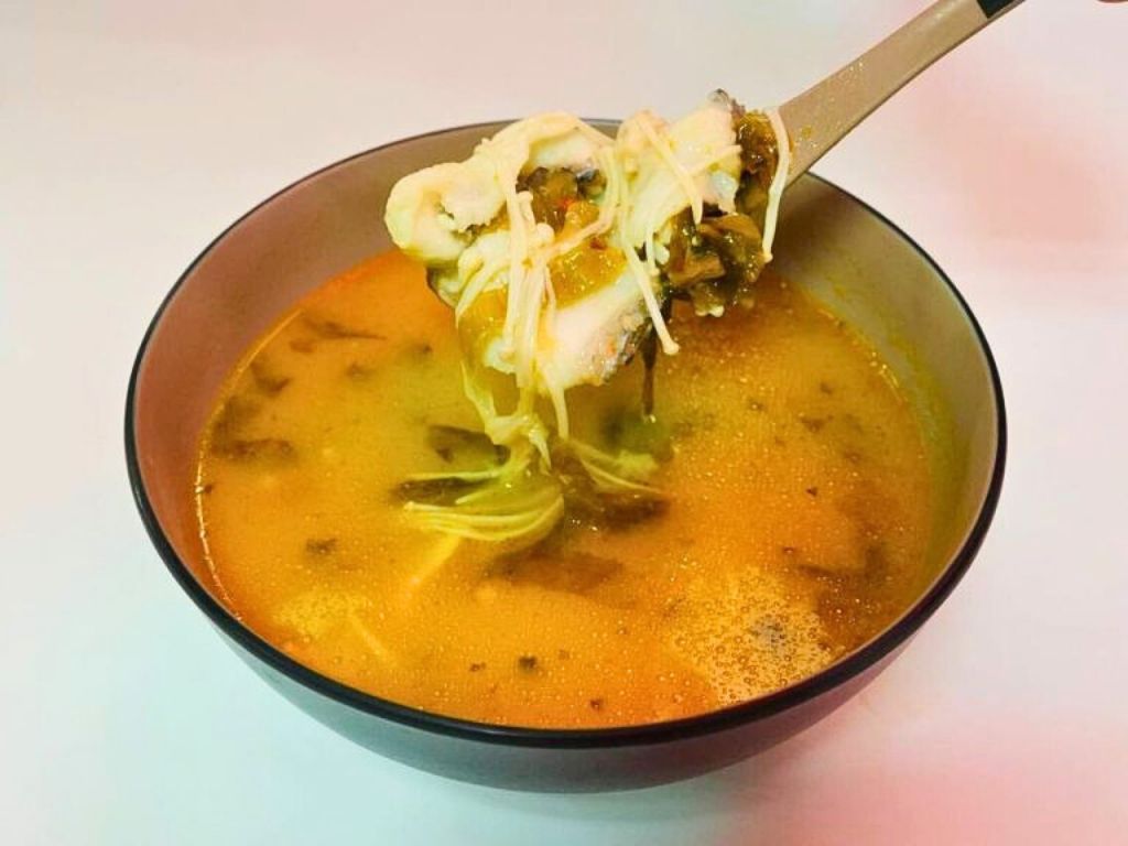 Sauerkraut Chinese fish soup. Photo: Shannon Yap/HungryGoWhere suan cai yu singapore