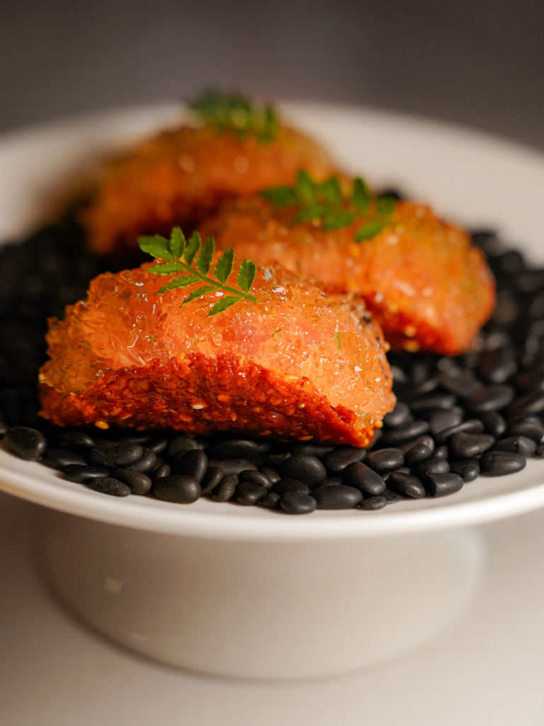 Mala tacos with negitoro . Photo: Evan Mua/HungryGoWhere revolution wine bistro