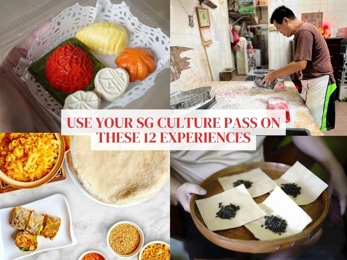 Use your SG Culture Pass credits on these 12 food-related experiences