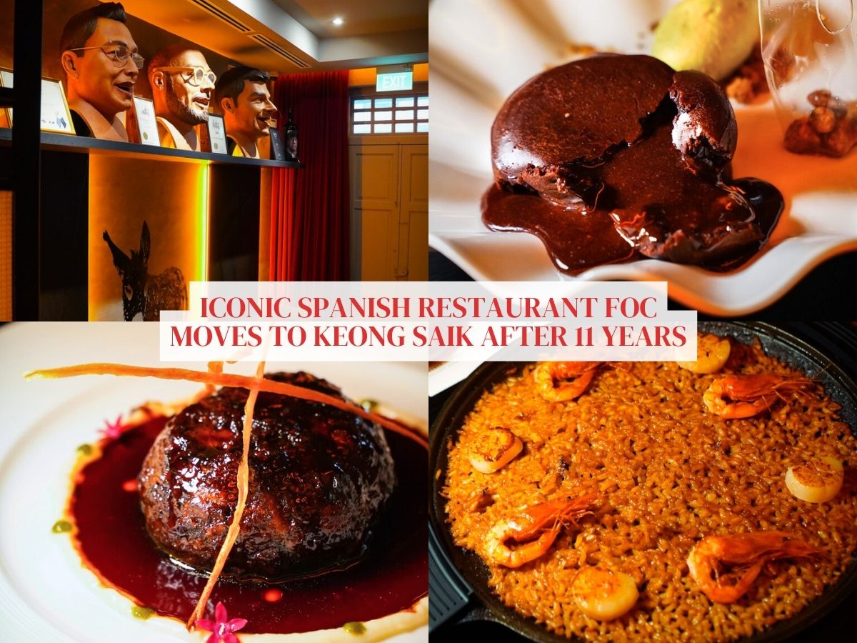 FOC Restaurant moves to Keong Saik: One of Singapore’s top Spanish restaurants relocates after 11 years