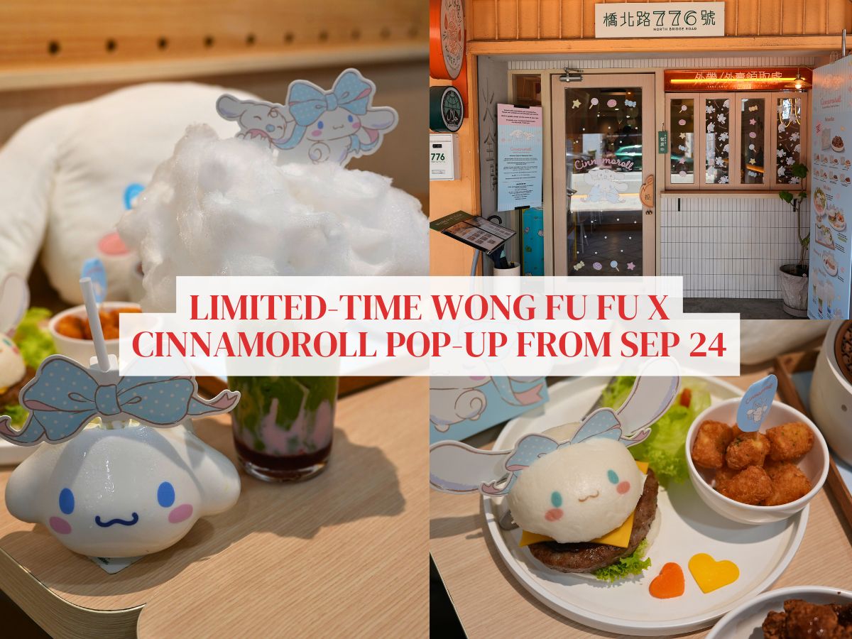 Wong Fu Fu launches new Cinnamoroll pop-up and mega 5L Milo matcha