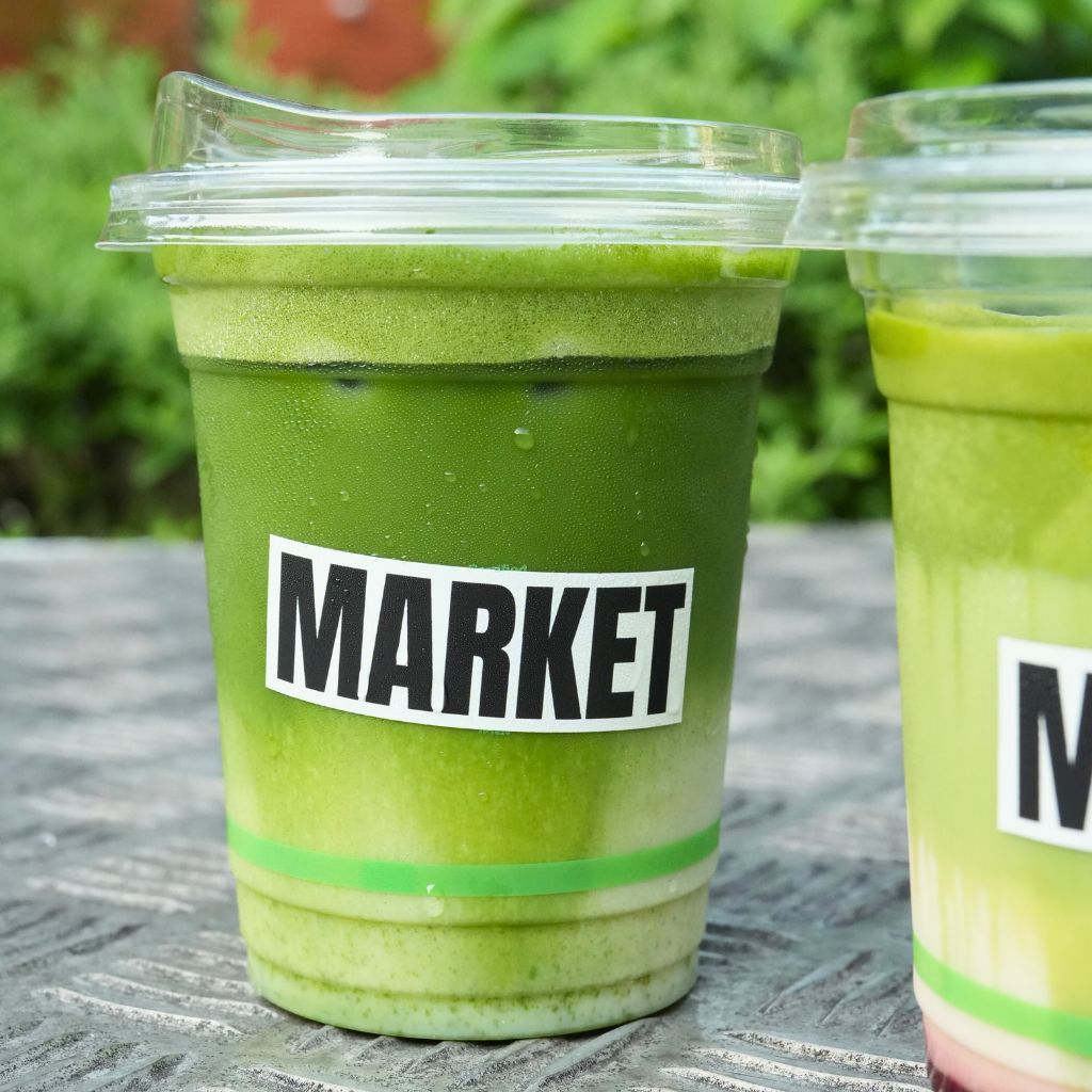 The matcha latte. Photo: Roma Chonkar/HungryGoWhere Market at Maxwell