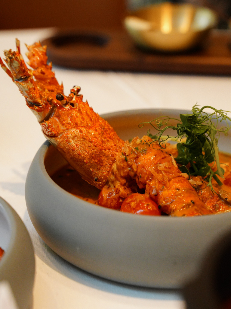Lobster is the embodiment of modern luxury. Photo: Evan Mua/HungryGoWhere sansara singapore