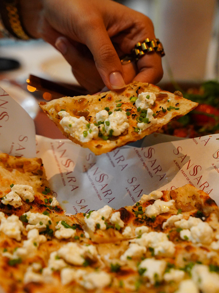A unique naan that stole our hearts. Photo: Evan Mua/HungryGoWhere sansara singapore