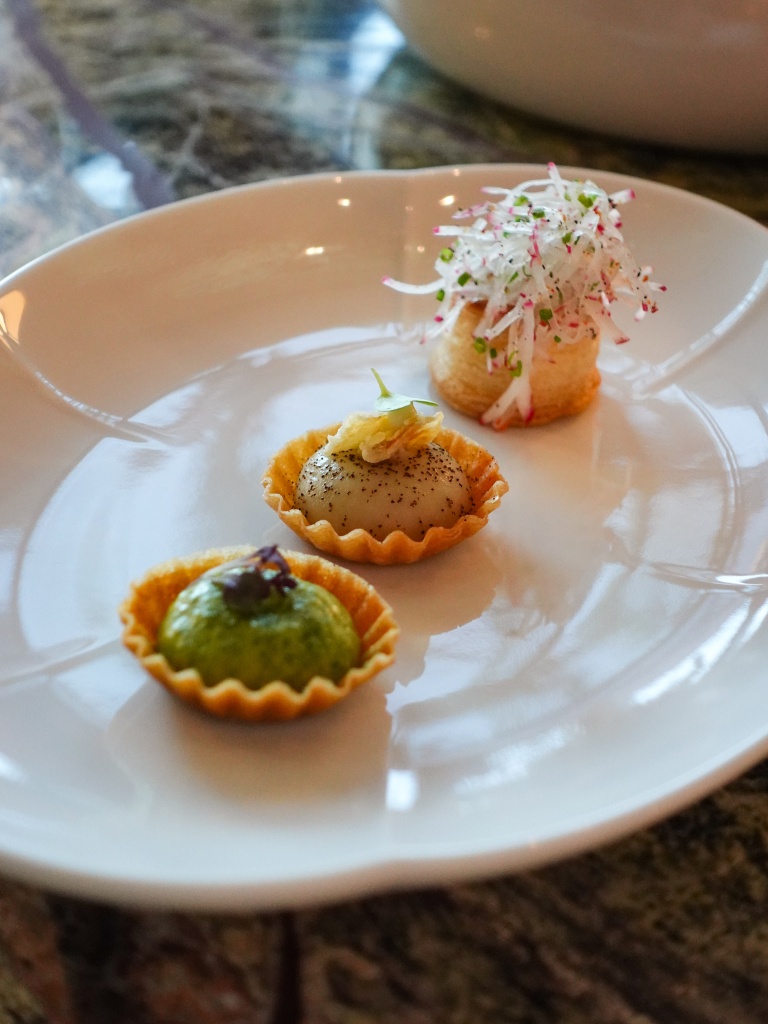 The amuse bouche selection varies, but it is always a sight regardless. Photo: Sarah Chua/HungryGoWhere Forage Mandai