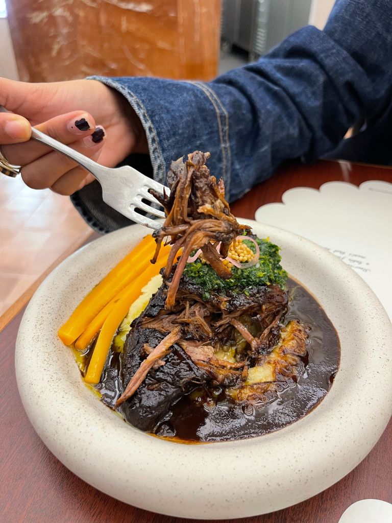 The beef was fork-tender. Photo: Abigail Buligan/HungryGoWhere Cafe Nesuto Ion Orchard